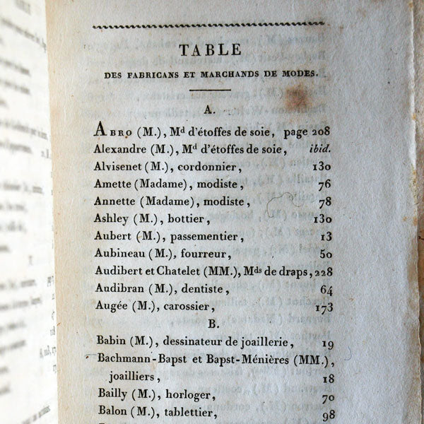 Journal des Dames et des Modes - Annuaire des modes de Paris, illustrations d'Horace Vernet (1814)