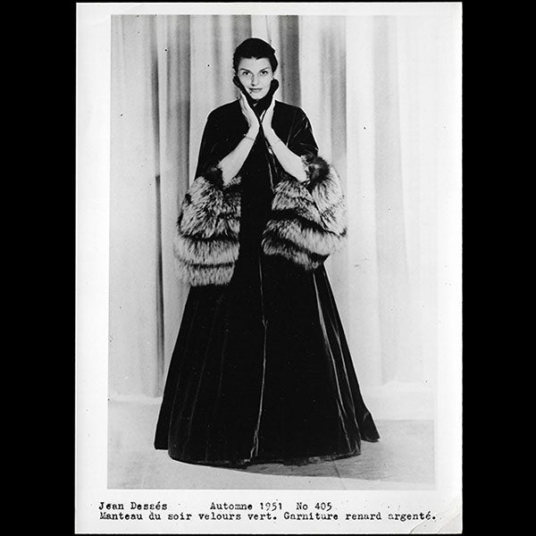 Jean Desses - Manteau du soir (1951)