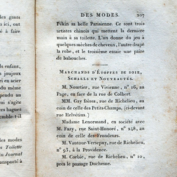 Journal des Dames et des Modes - Annuaire des modes de Paris, illustrations d'Horace Vernet (1814)