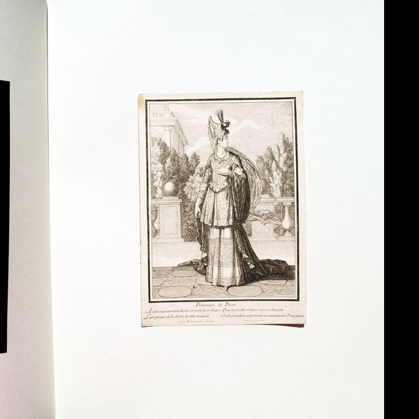 Princesse de Perse, gravure de Bonnart (circa 1698-1710)