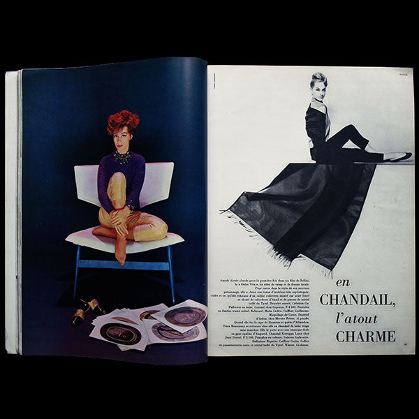 Vogue France (1er novembre 1959), couverture d'Irving Penn