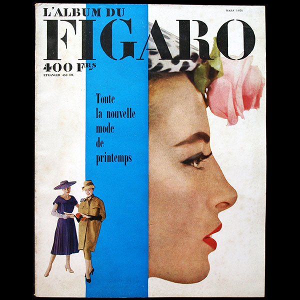 Album du Figaro, n°46, mars-avril 1954, couverture de Richard Dormer