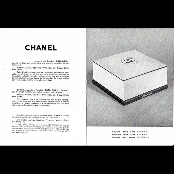 Chanel Parfums - Pour votre beauté Chanel conseille (circa 1948)