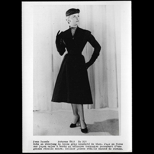 Jean Desses - Robe de shantung (1951)