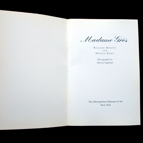 Madame Grès - Metropolitan Museum (1994)