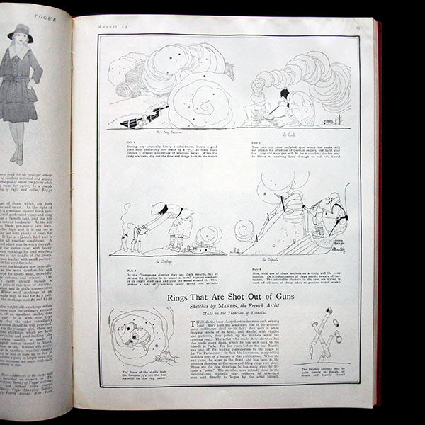 Vogue UK, édition du Vogue US pour le marché britannique (juin-septembre 1916), exemplaire d'Erté