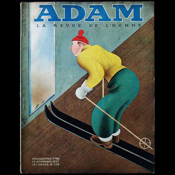 Adam, la revue de l'homme (15 novembre 1937), couverture de Garretto