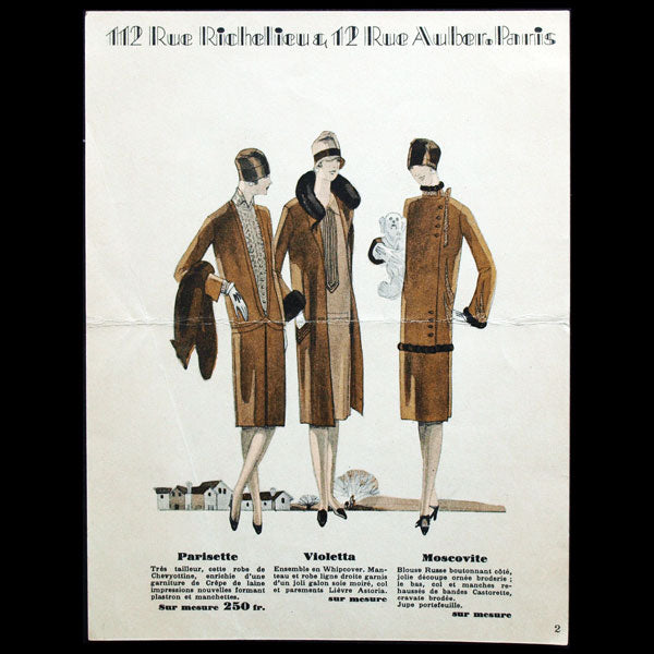 High Life Tailor, hiver 1927-1928