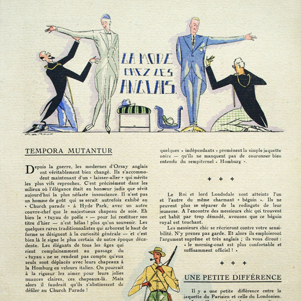 Monsieur, Revue des élégances, n23 (1921, novembre)