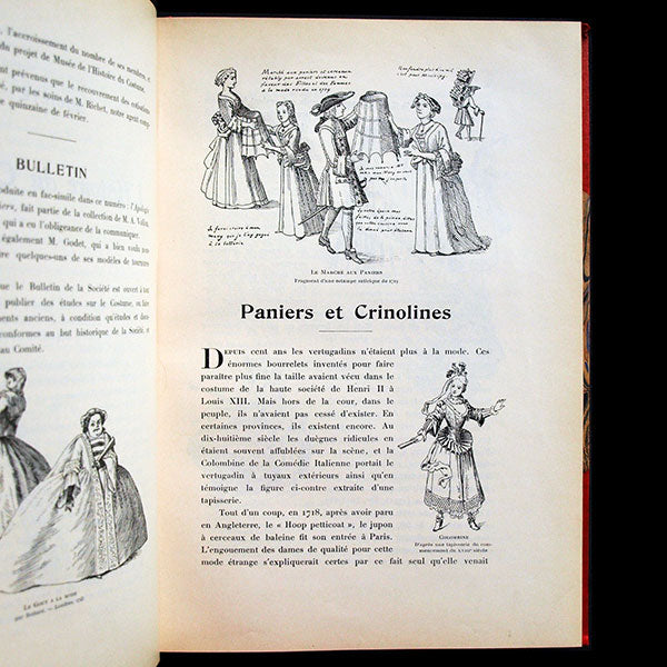 Bulletin de la société de l'histoire du costume du n°1 au n°14 (1907-1911)