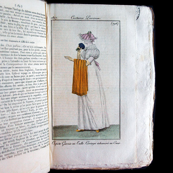 Le Journal des Dames et des Modes, Costumes Parisiens, réunion de 70 livraisons de la 11ème année (1807)