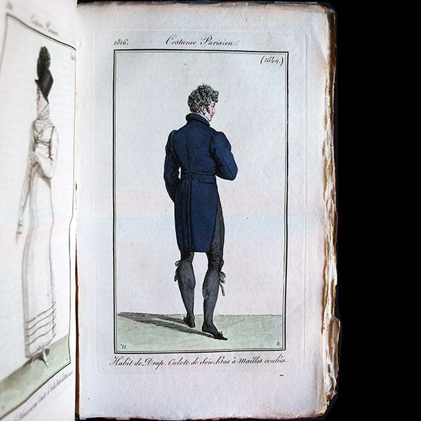 Le Journal des Dames et des Modes, Costumes Parisiens, réunion de 70 livraisons de la 20 et 21èmes années (1816-1817)