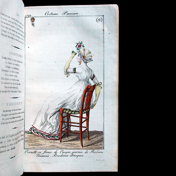 Le Journal des Dames et des Modes, édition allemande, ensemble des 26 livraisons de l'année 1798