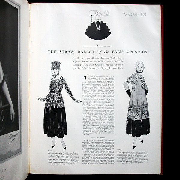 Vogue UK, édition du Vogue US pour le marché britannique (juin-septembre 1916), exemplaire d'Erté