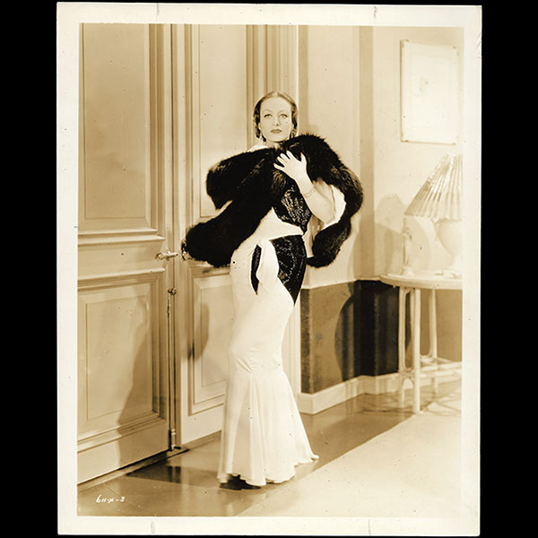 Joan Crawford, robe d'Adrian pour Letty Lynton (1932)