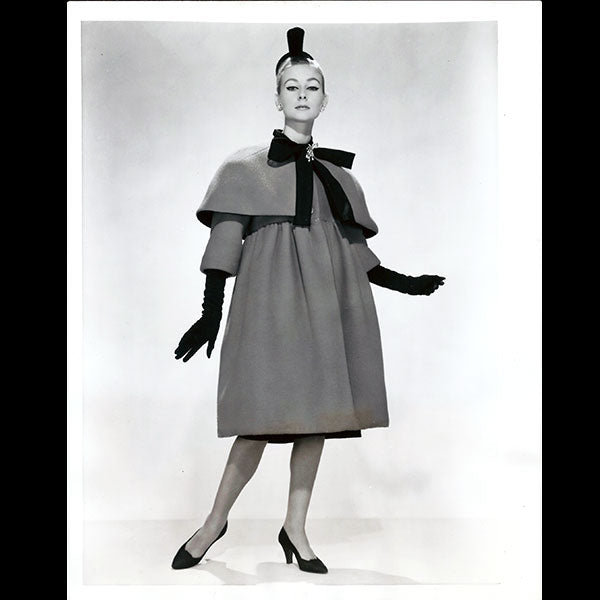 Cristobal Balenciaga - Manteau de laine pour l'automne-hiver 1958