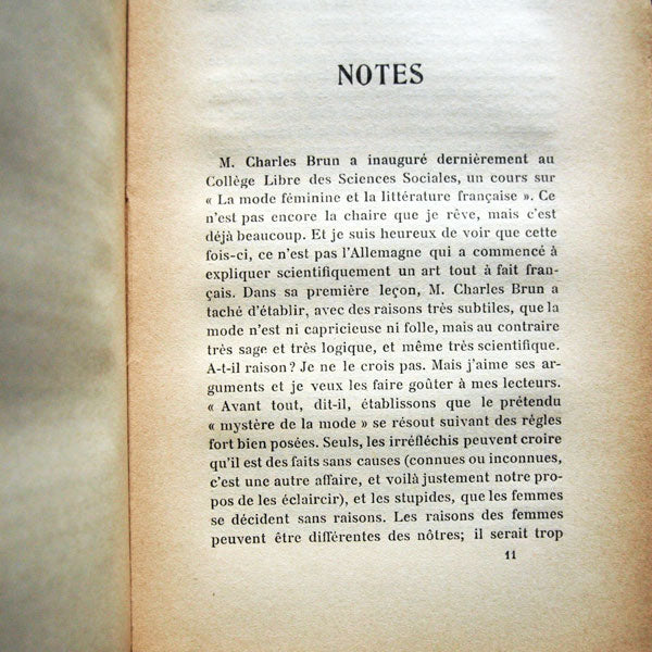 Gomez-Carrillo - Psychologie de la mode avec envoi de l'auteur (1910)