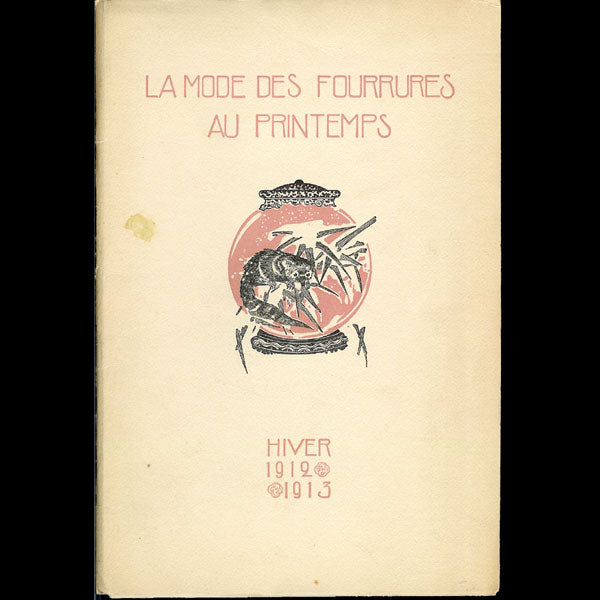 Printemps - La mode des fourrures au Printemps, hiver 1912-1913, illustrations de Drian (1912)