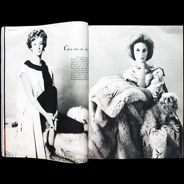 Vogue France (1er décembre 1959), couverture d'Irving Penn