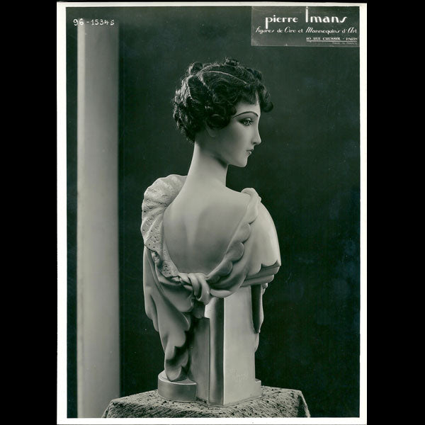 Pierre Imans - Photographie d'un buste de femme, 10 rue crussol à Paris (circa 1920s)