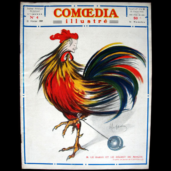 Comoedia illustré, réunion des 135 numéros du 15 décembre 1908 au 5 août 1914