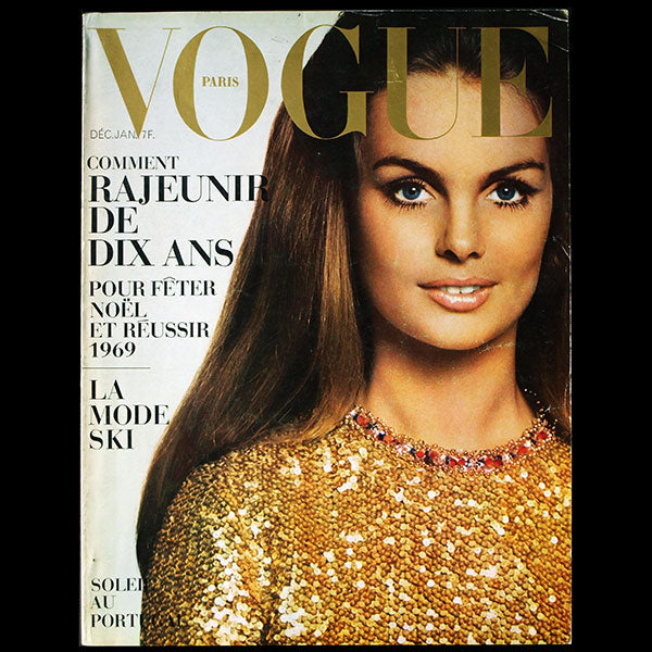 Vogue France (décembre 1968-janvier 1969), couverture de David Bailey