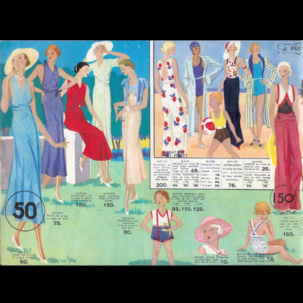 Au Printemps, 3ème collection de la saison Printemps-Eté 1933 par Paul Poiret