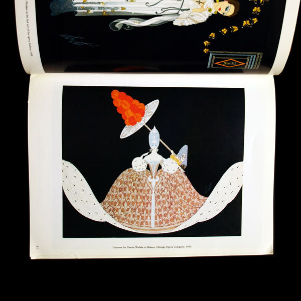 Erté's Theatrical Costumes in full color, exemplaire avec envoi d'Erté