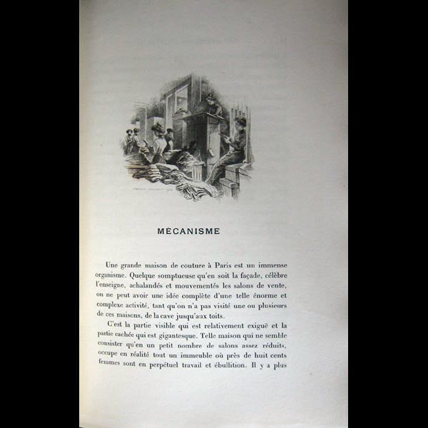 Arsène Alexandre - Les Reines de l'aiguille, modistes et couturières, illustrations de Courboin (1902)