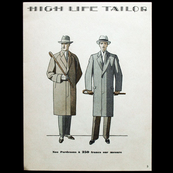 High Life Tailor, hiver 1927-1928