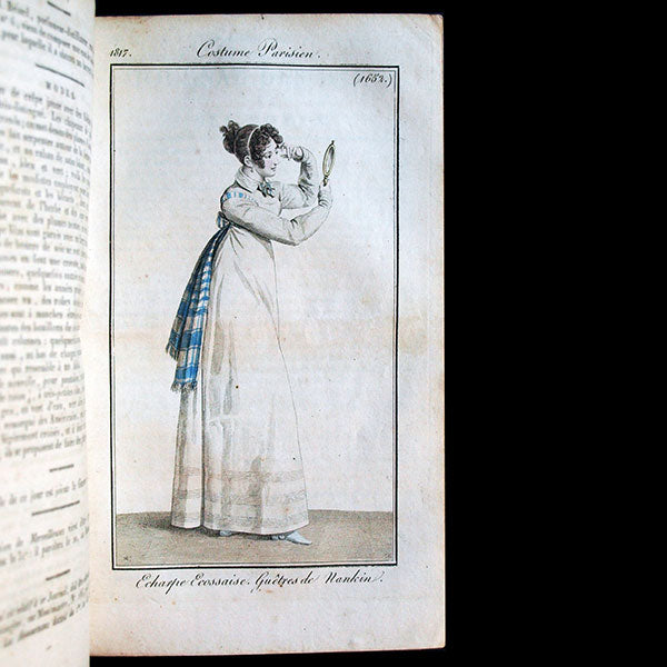 Le Journal des Dames et des Modes, Costumes Parisiens, réunion des 72 livraisons de la 21ème année (1817)