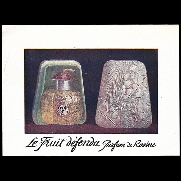 Paul Poiret - le Fruit Défendu, parfum de Rosine (circa 1920)