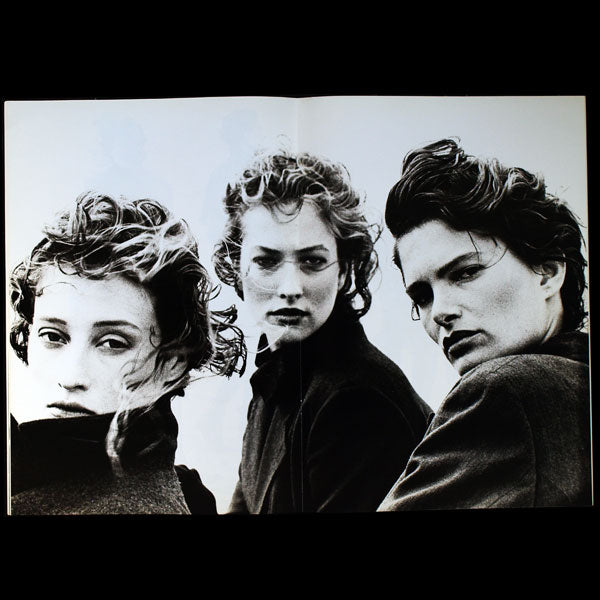 Comme des Garçons, n°97 le 10 juillet 1987, photographies de Peter Lindbergh