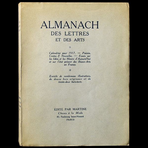 Poiret - Almanach des Lettres et des Arts (1917)