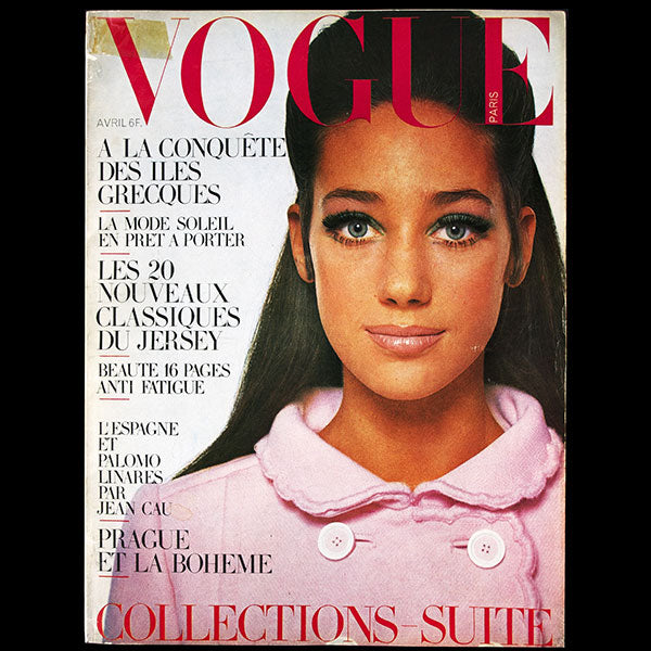 Vogue France (1er avril 1967), couverture de David Bailey