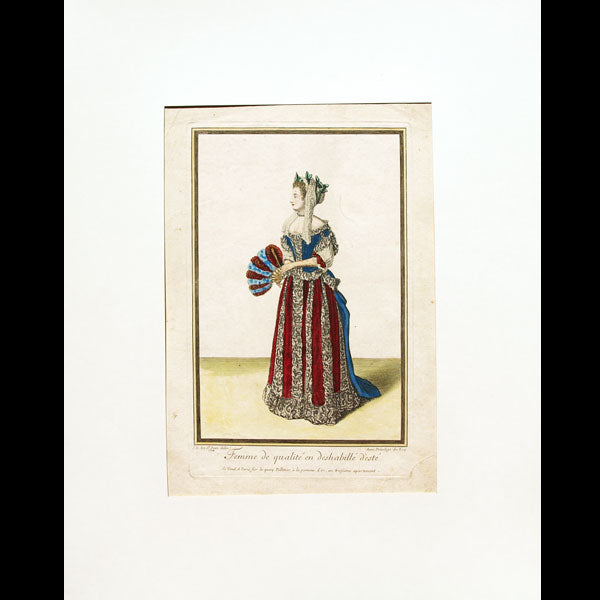 Jean Dieu de Saint-Jean - Femme de qualité en déshabillé d'Este (1684)