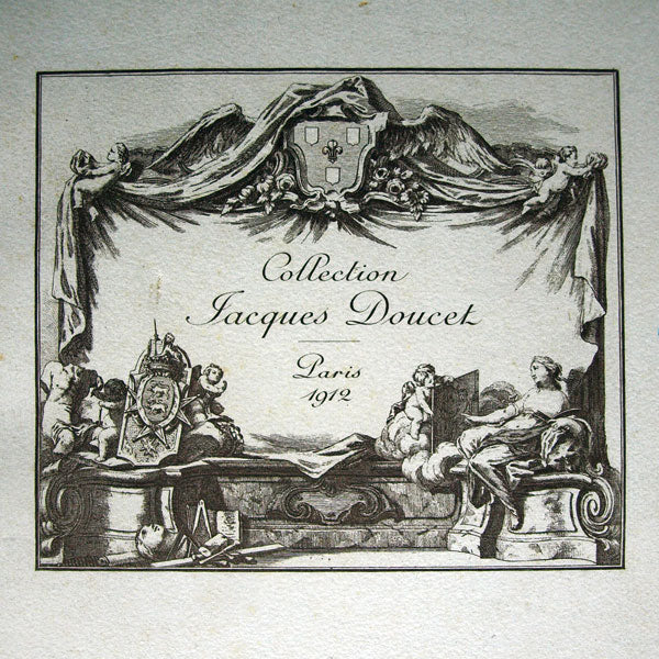 Doucet - Catalogue de la vente de la collection de Jacques Doucet (1912)