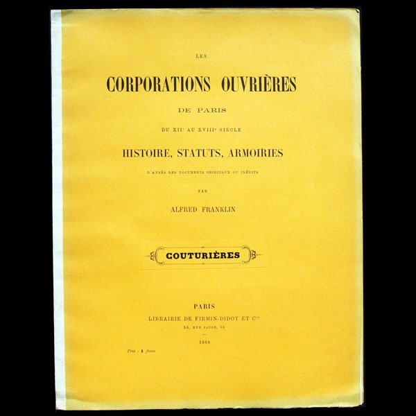 Les couturières : les corporations ouvrières de Paris (1888)