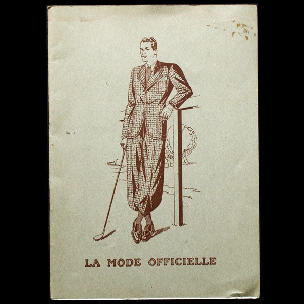 La Mode Française Officielle, la mode masculine présentée par les vêtements Everwell, Eté 1936