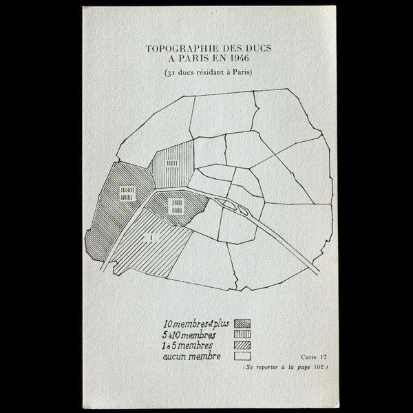 Géographie Humoristique de Paris, avec envoi d'André Siegfried à Christian Dior (1951)