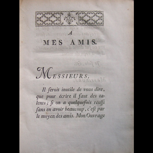 Lens - Le Costume ou essai sur les habillements de l'antiquité (1776)