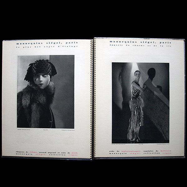 Siégel - catalogue Mannequins, photographies de George Hoyningen-Huené (1928)