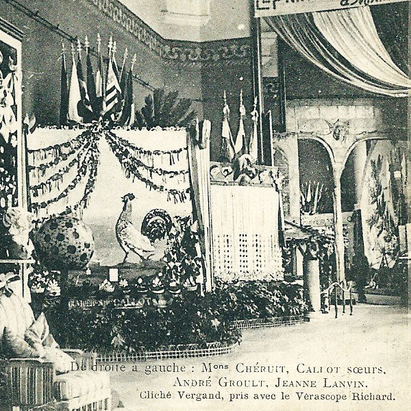 Exposition des Cocardes de Mimi Pinson par Chéruit, Callot, Groult, Lanvin (1915)