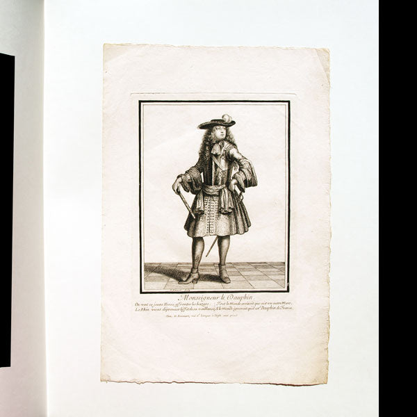 Monseigneur le Dauphin, gravure de Bonnart (circa 1688-1695)