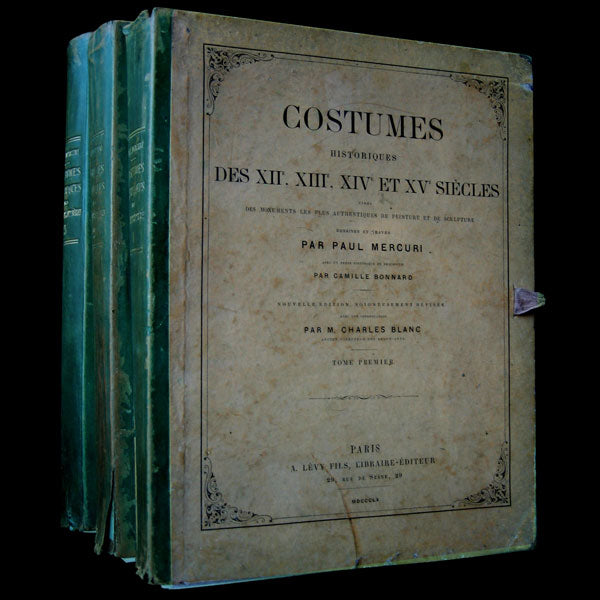 Bonnard - Costumes Historiques des XIIe, XIIIe, XIVe et XVe siècles (1860)