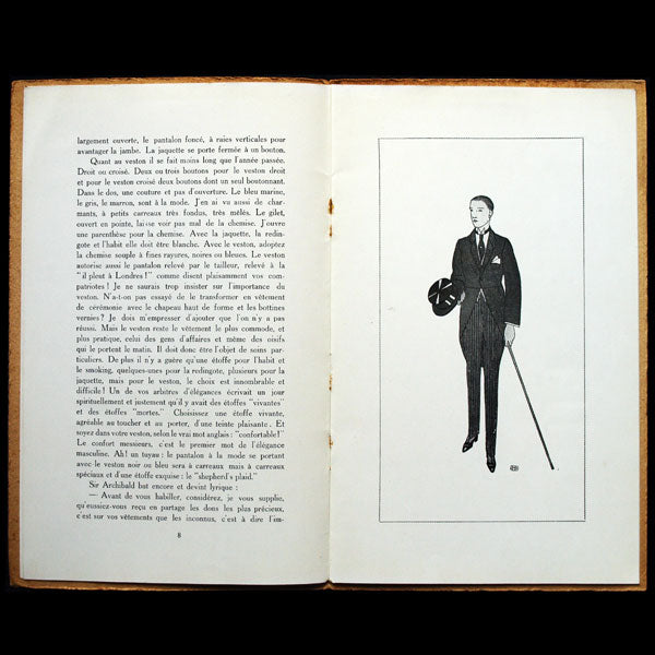 British Tailors, Conseil d'un Homme Chic, illustrations de Bernard Boutet de Monvel (1913)