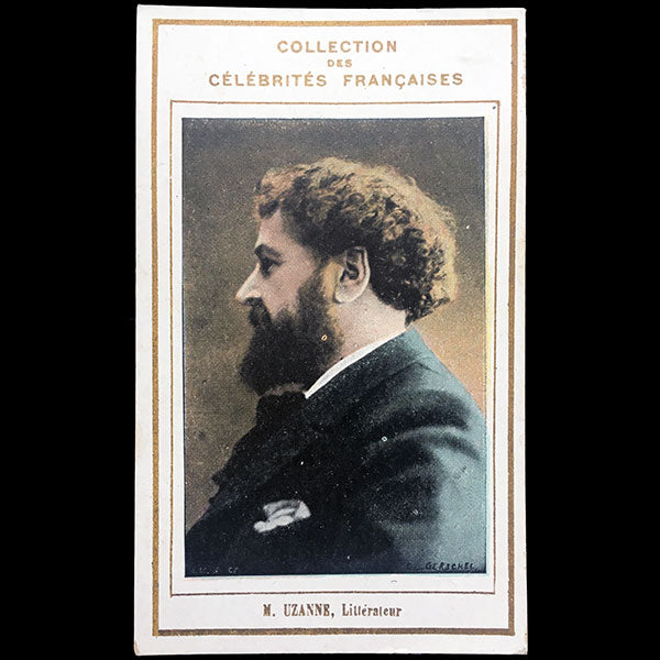 Octave Uzanne - Carte portrait de la collection des célébrités françaises (circa 1900)