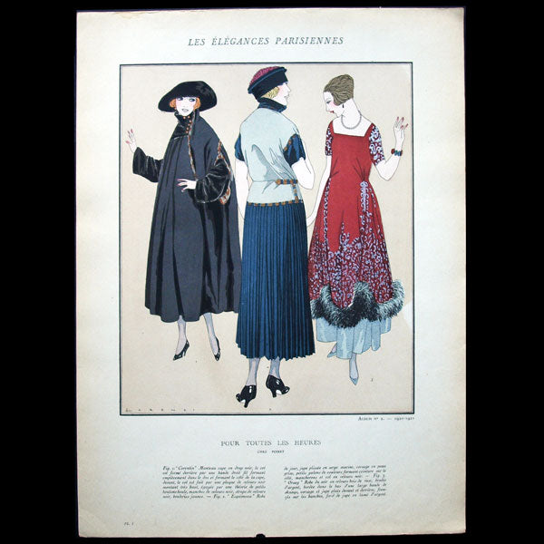 Les Elégances Parisiennes, publication officielle des industries françaises de la mode, hiver 1920-1921, n°2