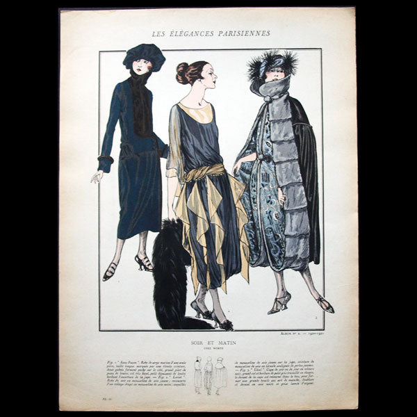 Les Elégances Parisiennes, publication officielle des industries françaises de la mode, hiver 1920-1921, n°2