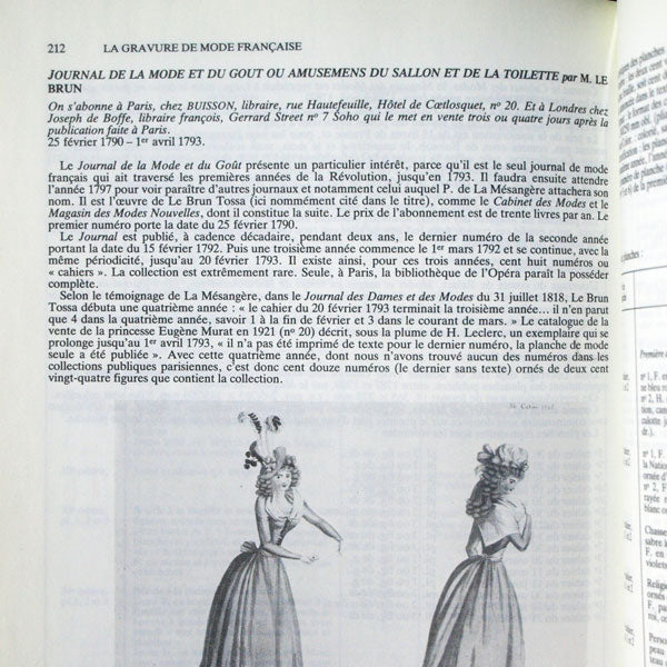 Le Répertoire de la Gravure de Mode Française des Origines à 1815 (1988)